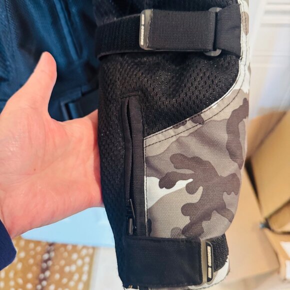 Hein Gericke Motorcycle Jacket Turtle Protector Armor Removable Lining Camo M - Picture 13 of 16